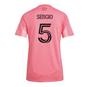 Inter Miami Sergio Busquets #5 Prima Maglia Femmina 2025-26 Manica Corta